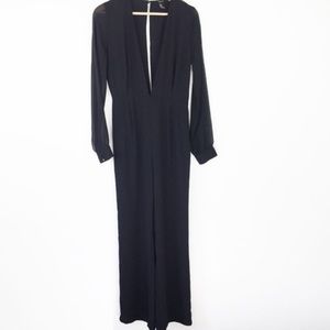 Plunging V Neck Forever 21 Jumpsuit Medium
